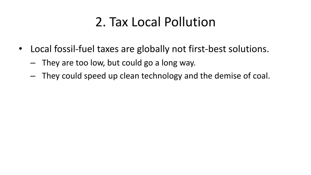 2 tax local pollution