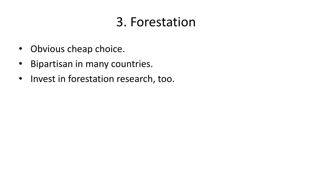 3 forestation