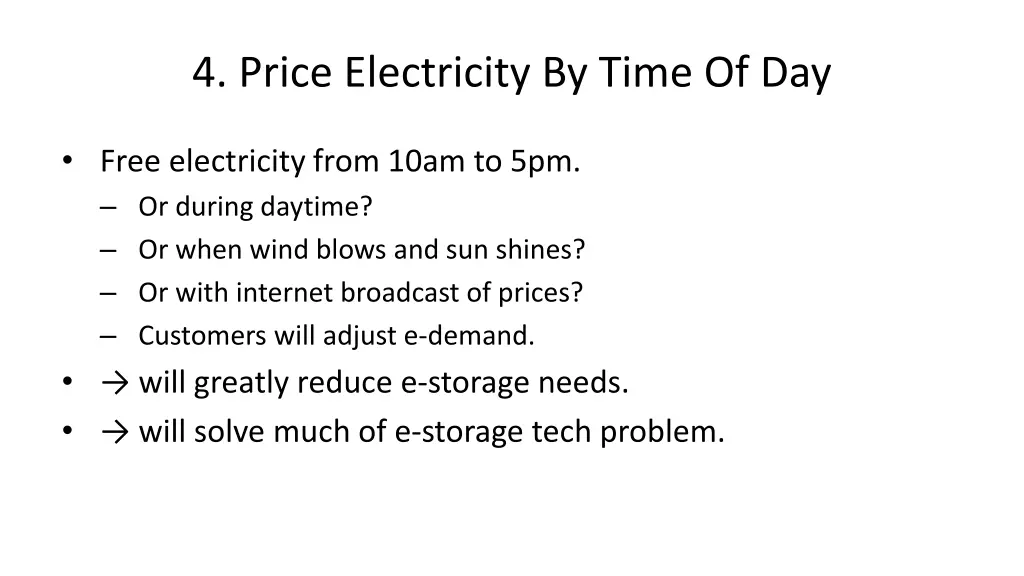 4 price electricity by time of day