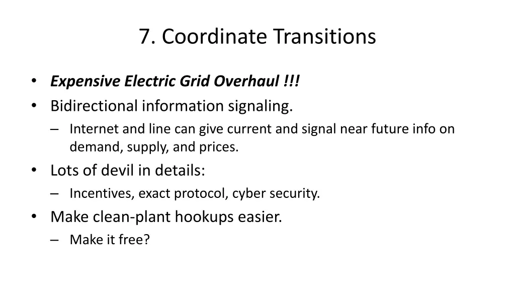 7 coordinate transitions