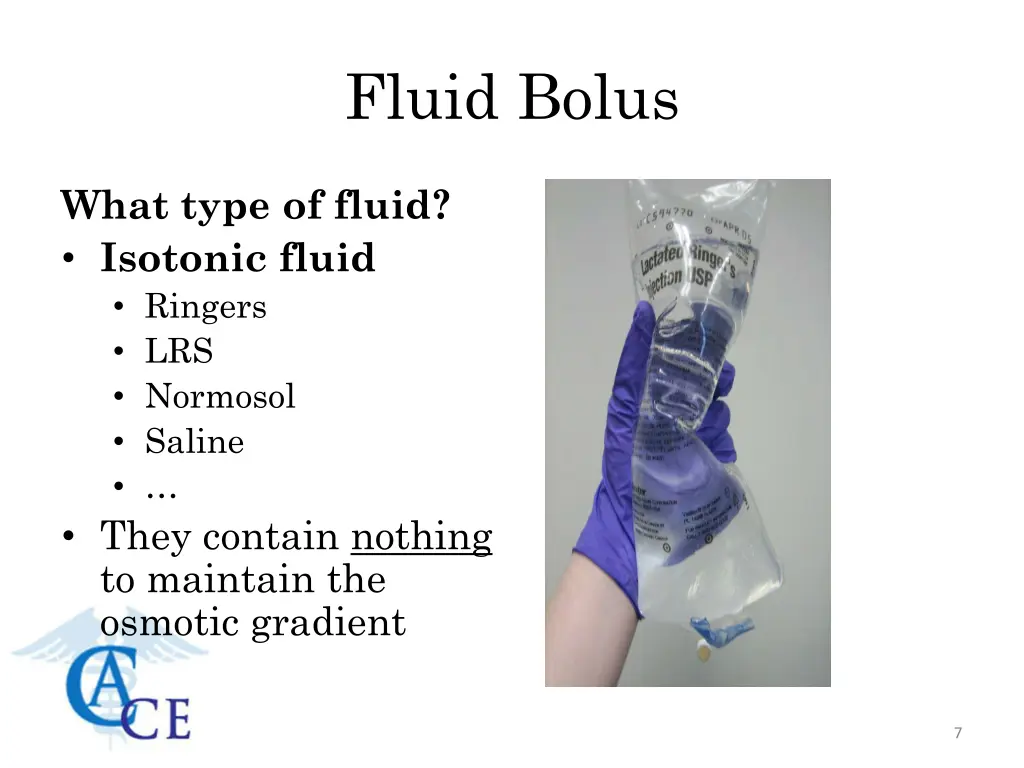 fluid bolus