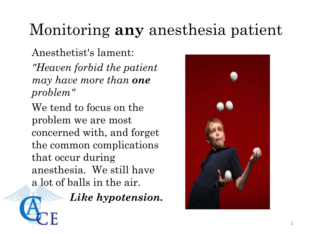 monitoring any anesthesia patient 1