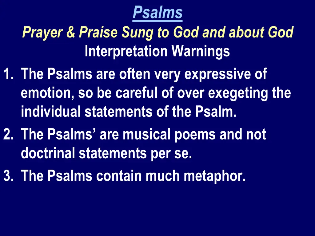 psalms