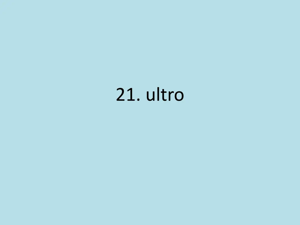 21 ultro