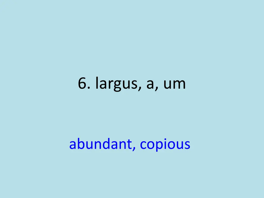 6 largus a um 1