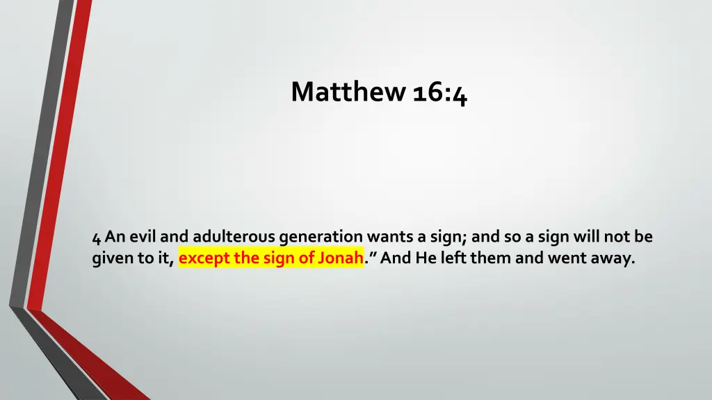 matthew 16 4