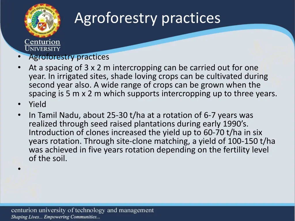 agroforestry practices