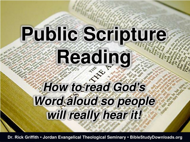 public scripture reading