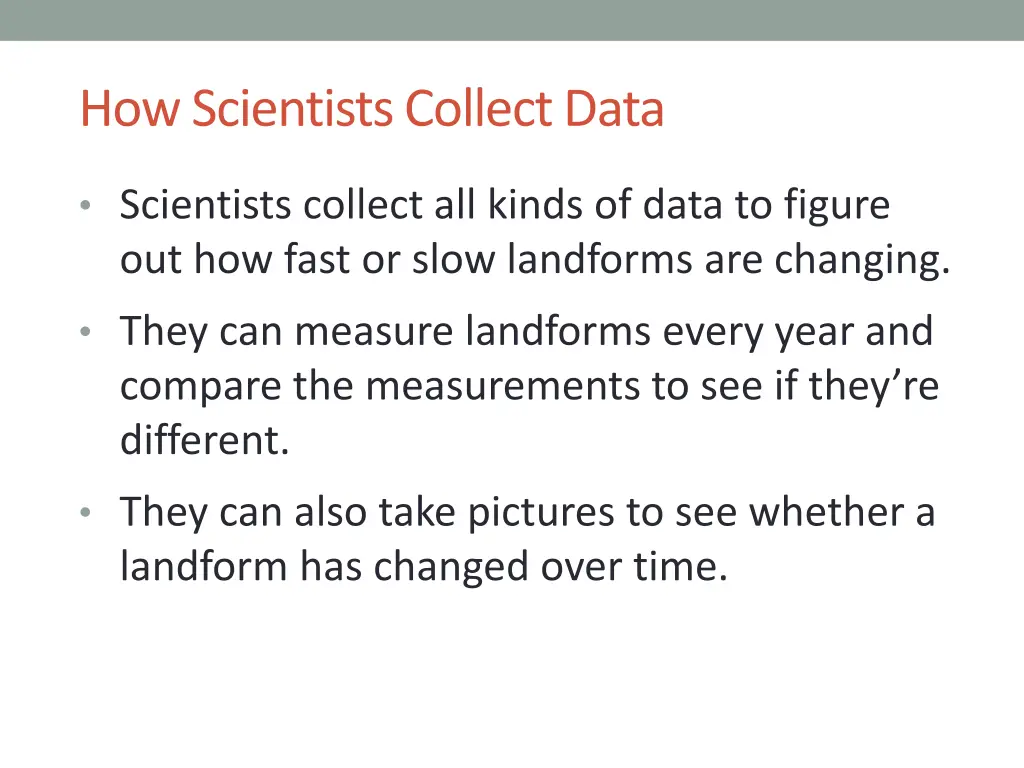 how scientists collect data