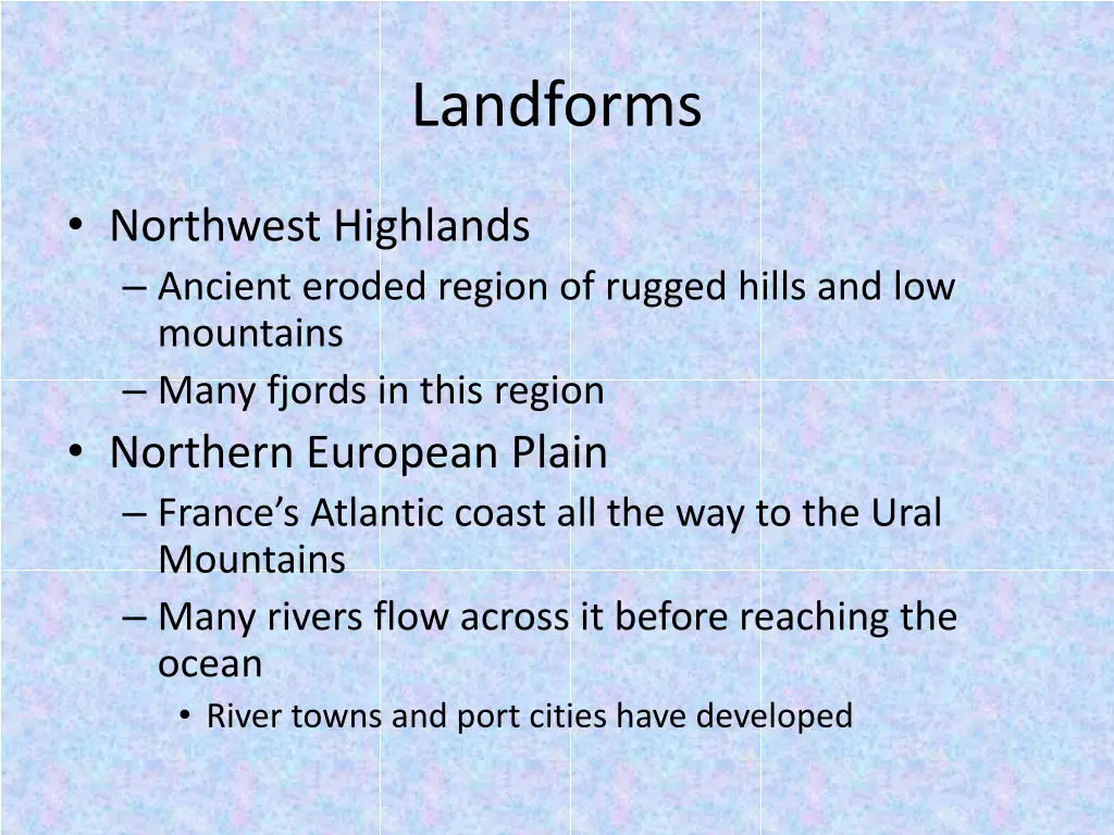 landforms 1