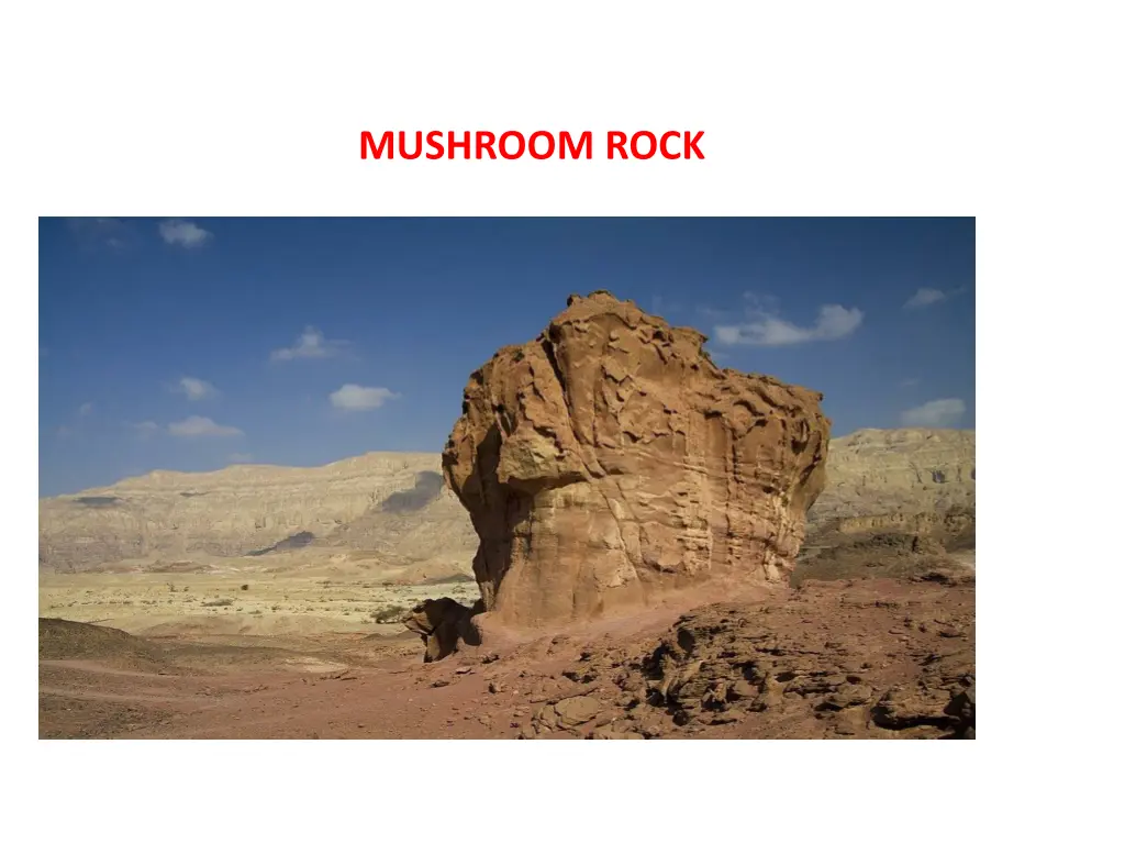 mushroom rock