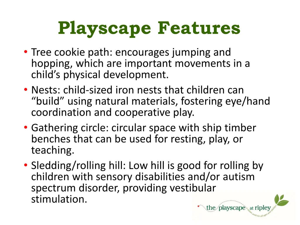 playscape features 1