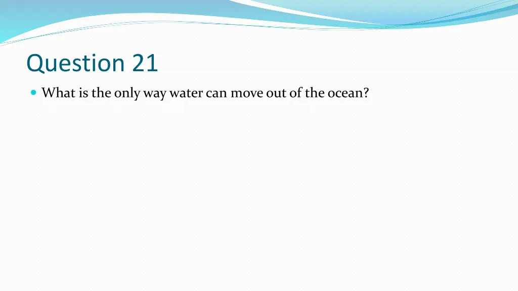 question 21