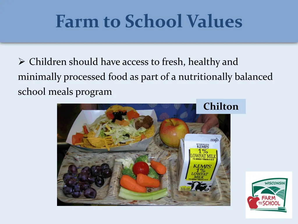 farm to school values 1