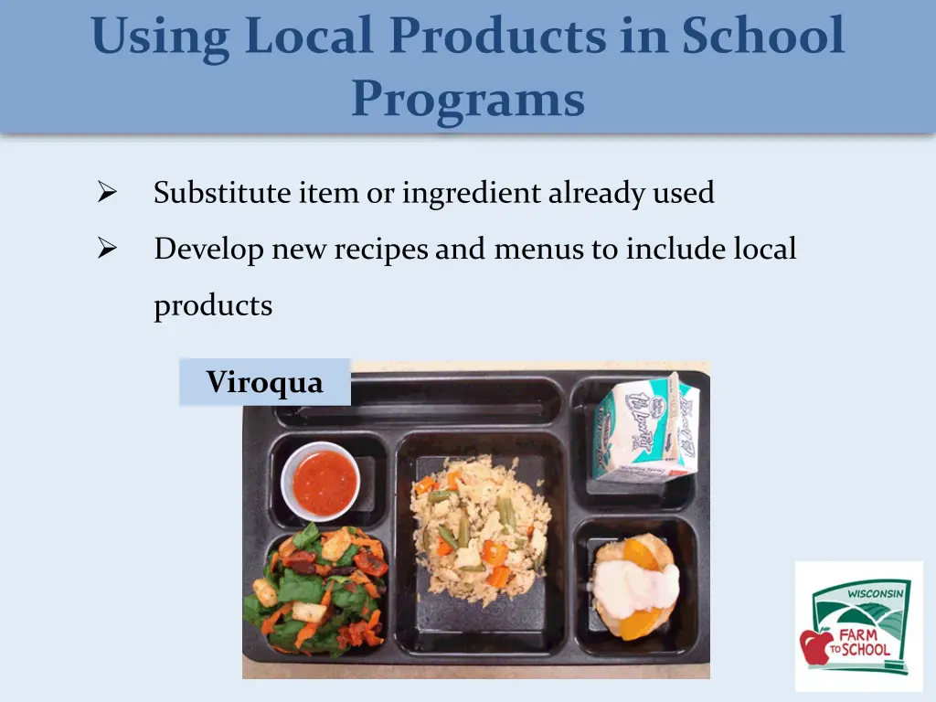 using local products in school programs 1