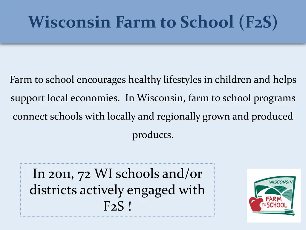 wisconsin farm to school f2s