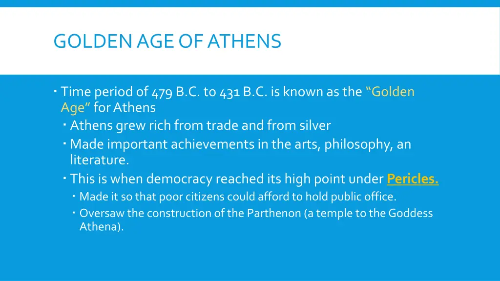 golden age of athens