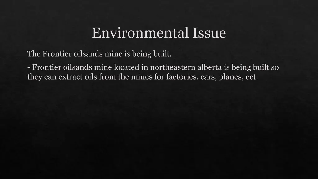 environmental issue