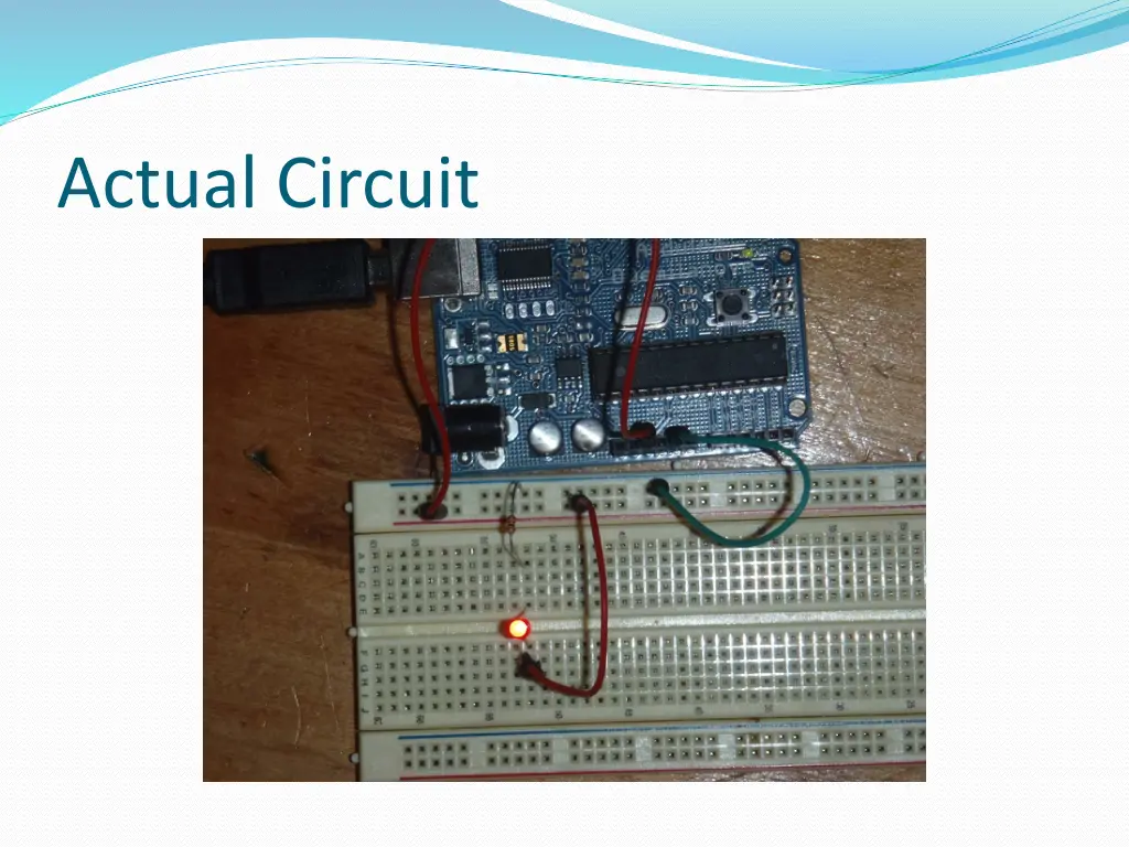 actual circuit