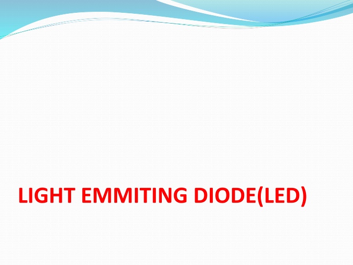 light emmiting diode led