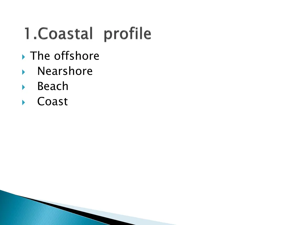 the offshore nearshore beach coast