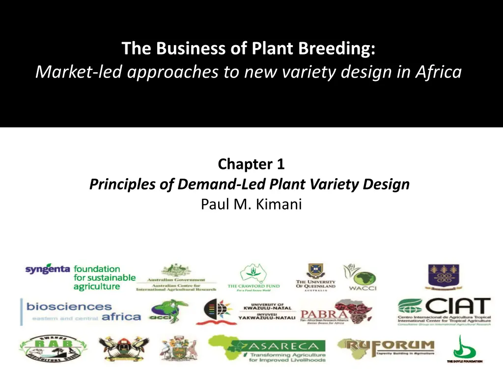 demand led plant breeding training manual 1