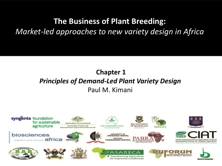 demand led plant breeding training manual