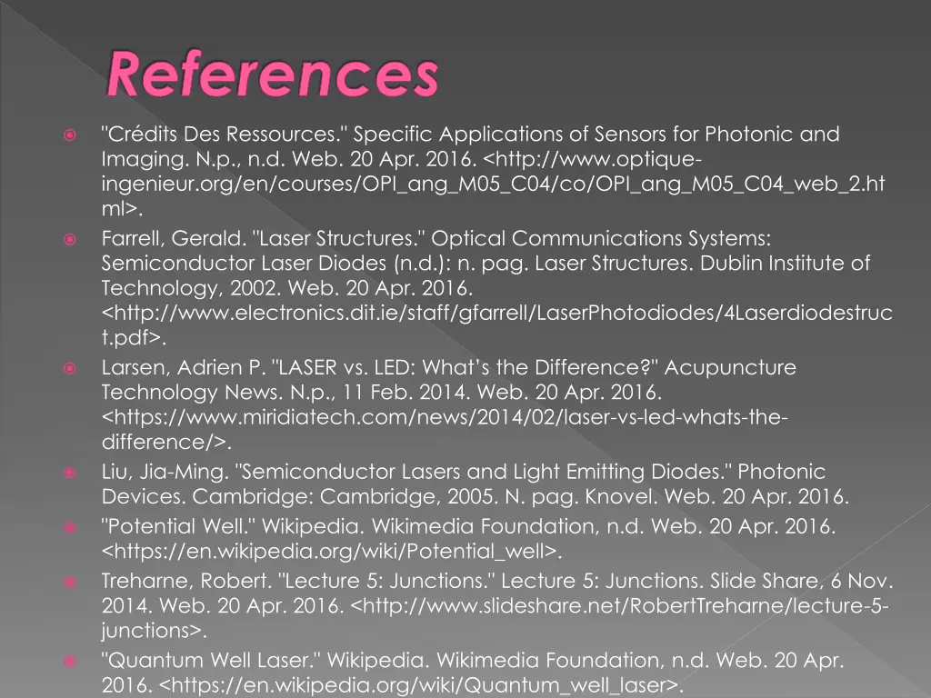 references