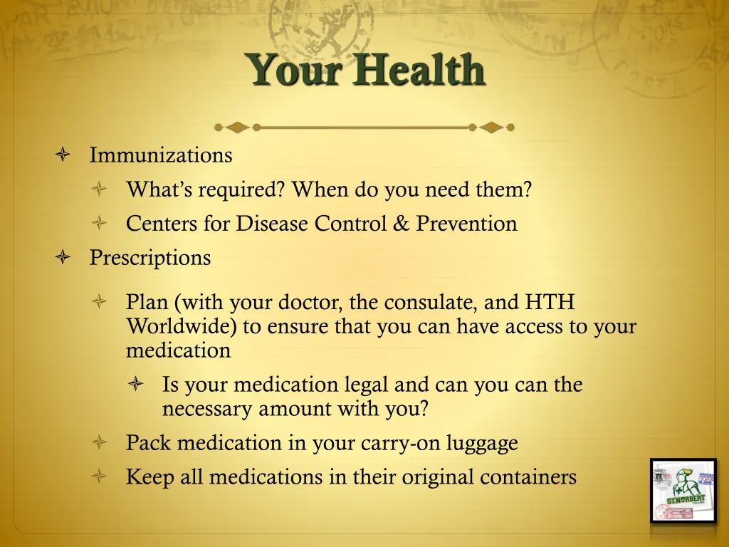 your health