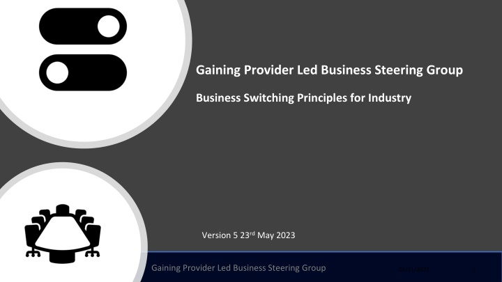 gaining provider led business steering group