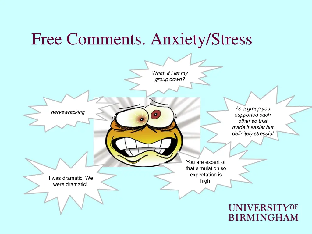 free comments anxiety stress