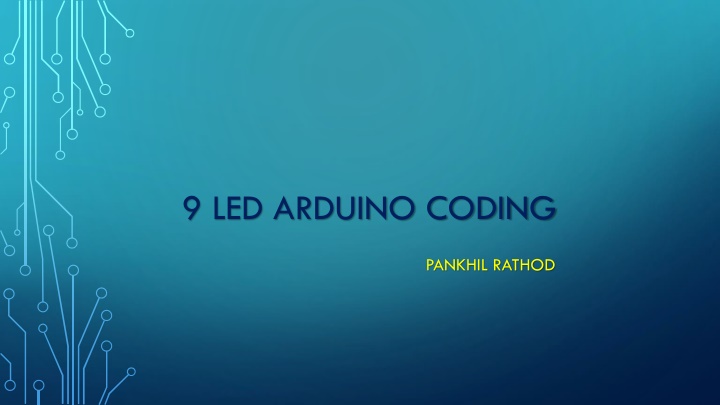 9 led arduino coding