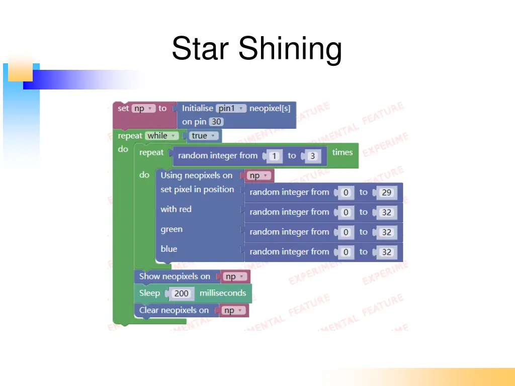 star shining