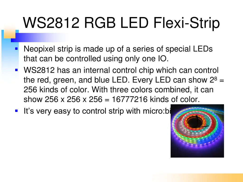 ws2812 rgb led flexi strip