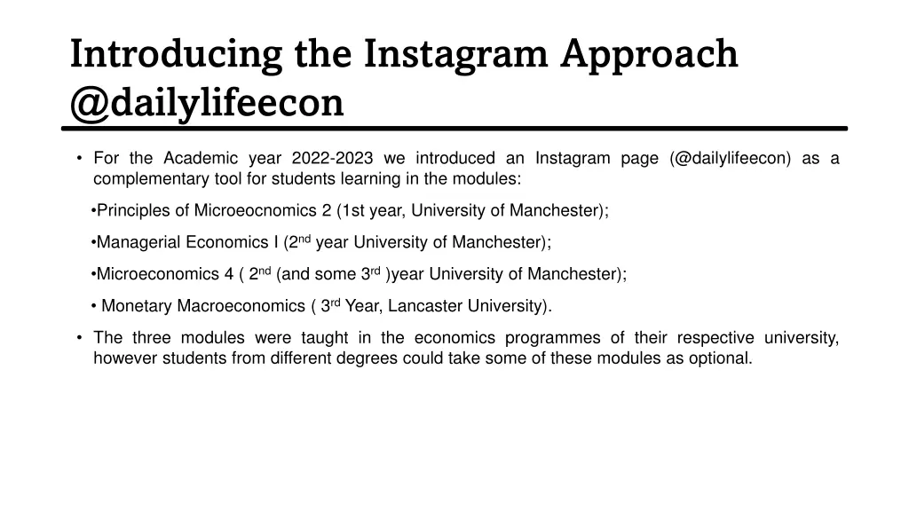 introducing the instagram approach @dailylifeecon