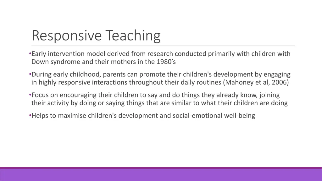 responsive teaching