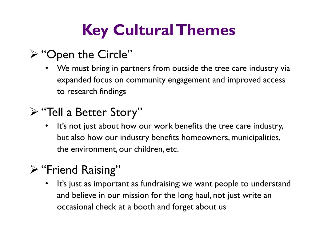 key cultural themes