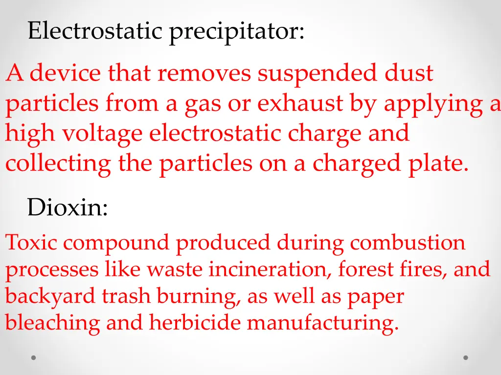 electrostatic precipitator