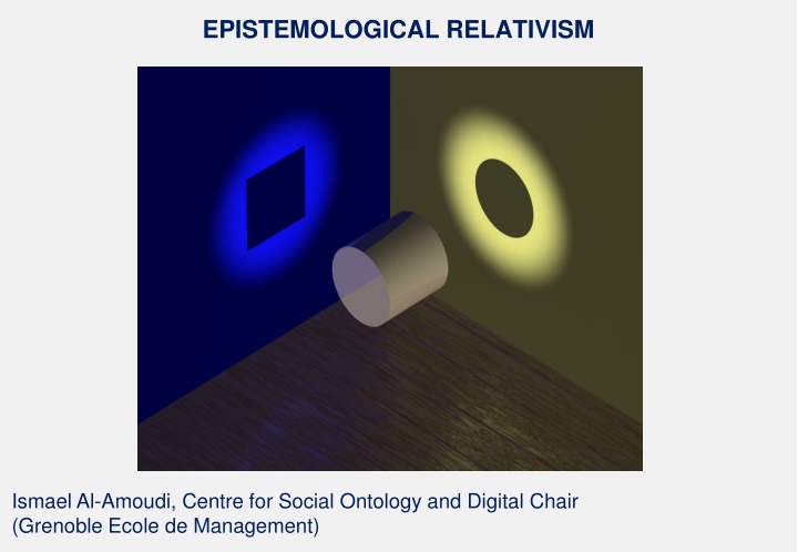 epistemological relativism