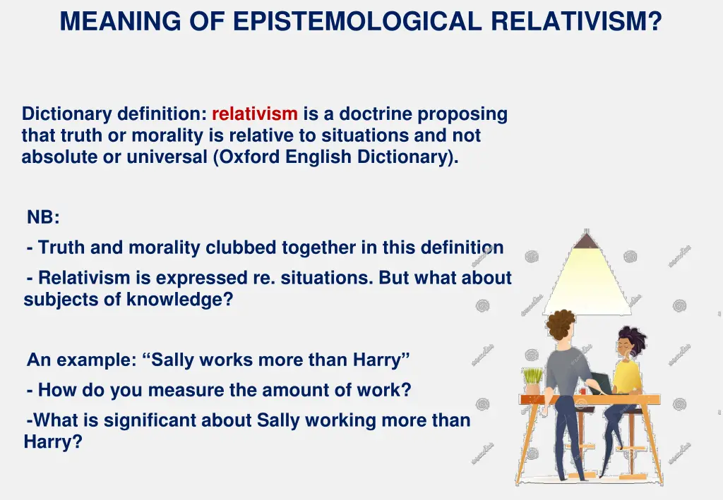 meaning of epistemological relativism