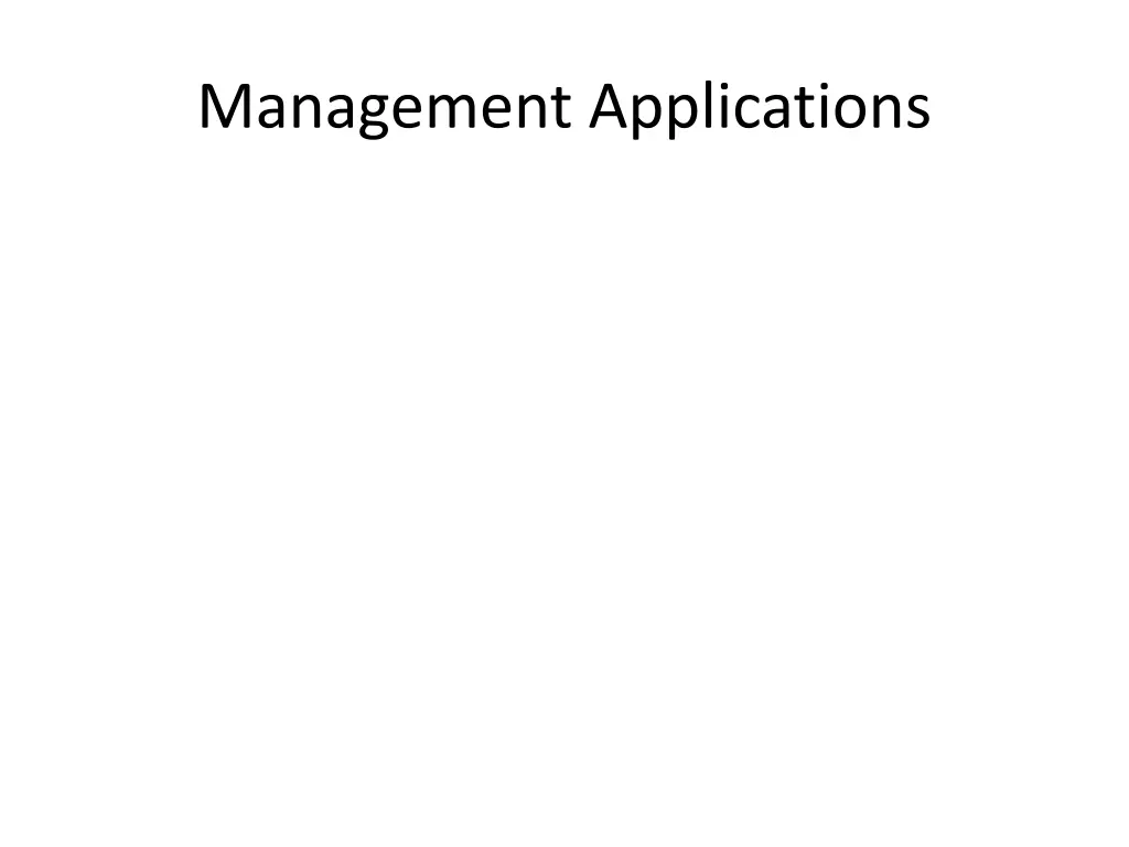 management applications