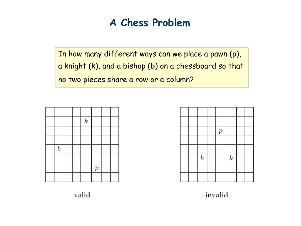 a chess problem