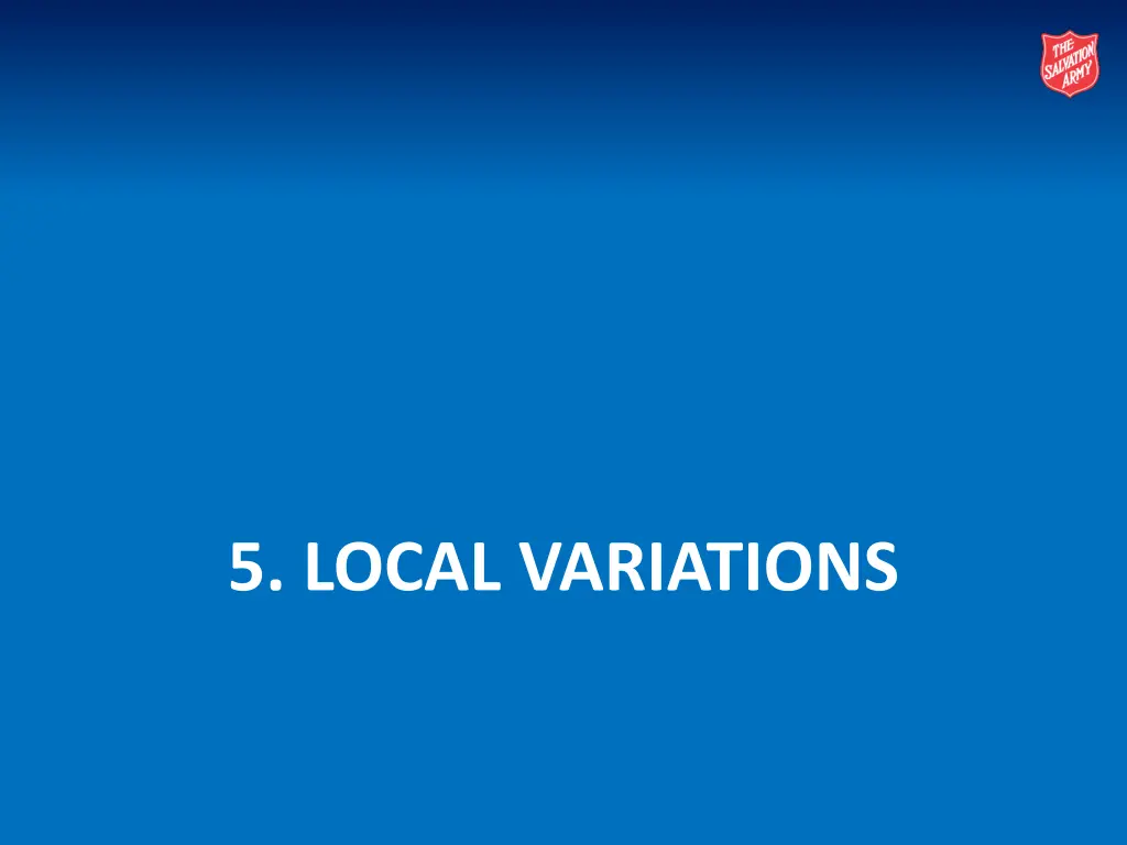 5 local variations