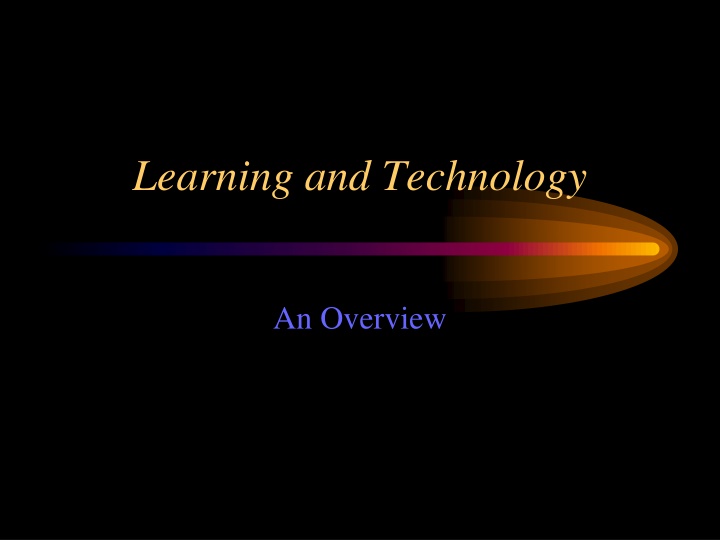 learning and technology