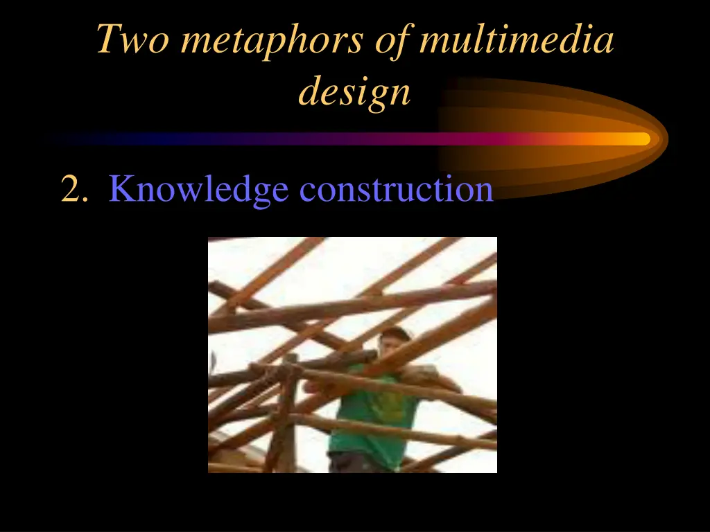 two metaphors of multimedia design 1