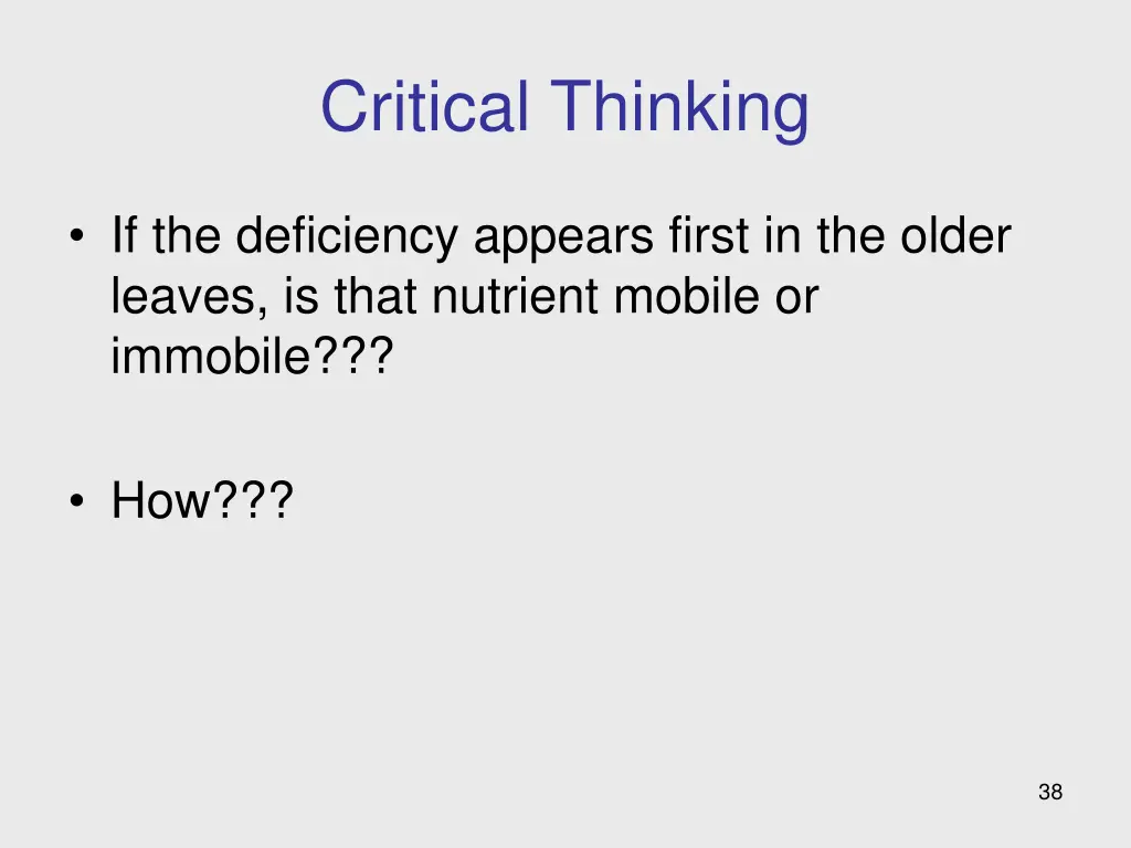 critical thinking 9