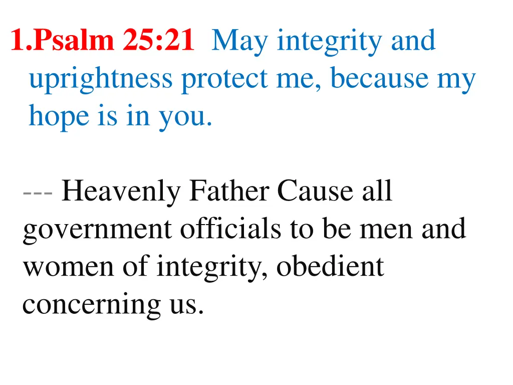 1 psalm 25 21 may integrity and uprightness