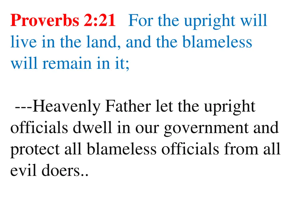 proverbs 2 21 for the upright will live