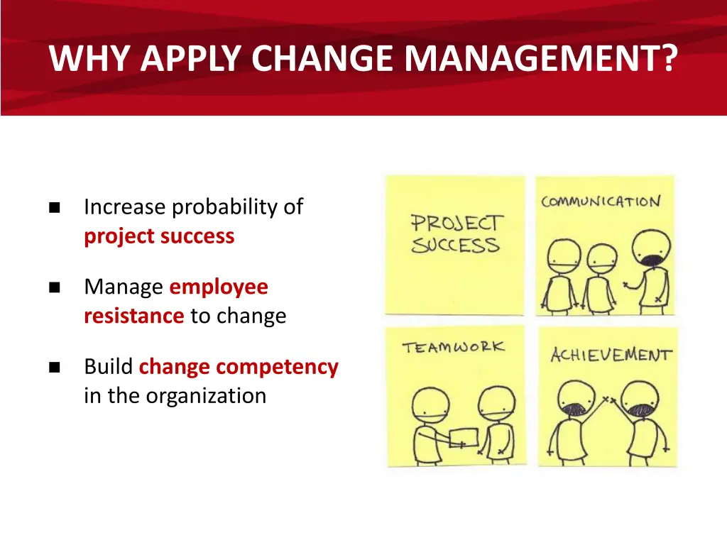 why apply change management