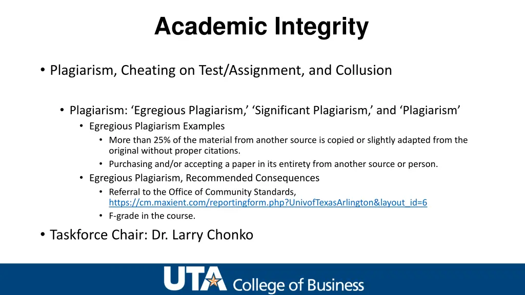 academic integrity